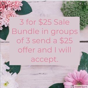 3 for $25 Sale Items!